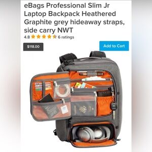 eBags Professional Slim Jr Laptop Backpack